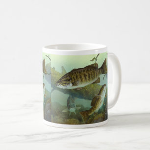 Smallmouth bass coffee mug