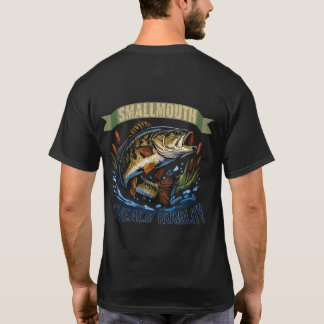 Smallmouth Bass illustration Reveals Humility. T-Shirt