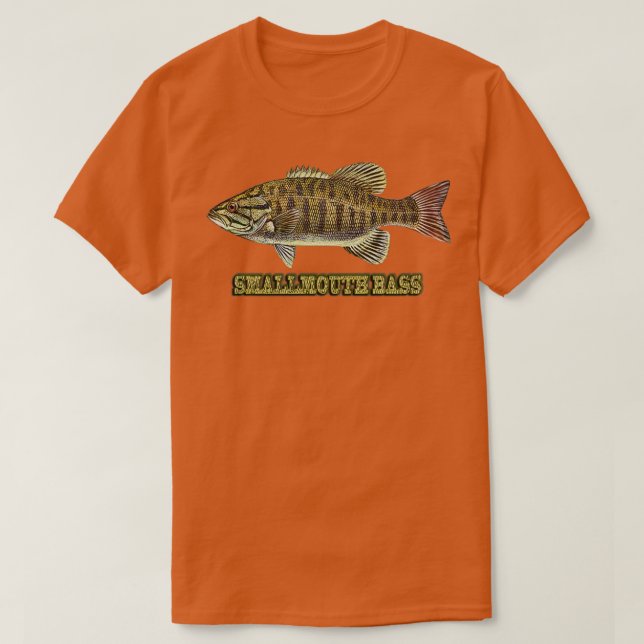 Smallmouth Bass T-Shirt (Design Front)