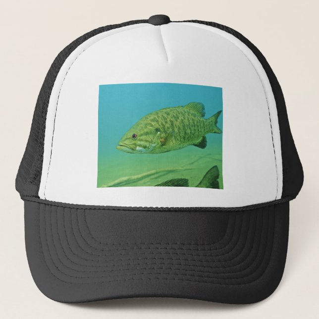 Smallmouth Bass Trucker Hat (Front)