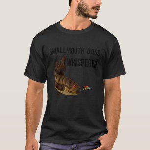Smallmouth Bass Whisperer Funny Fisher Fishing Men T-Shirt