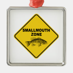 Smallmouth Zone Metal Tree Decoration