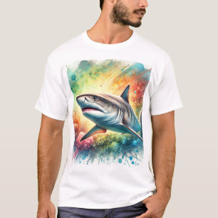 Smalltooth Sand Tiger Shark 160724AREF210 - Waterc T-Shirt