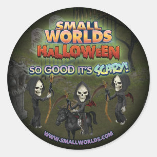 SmallWorlds Halloween Grim Reaper Stickers