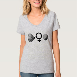 Smart and Brainy Girls Rock! T-Shirt