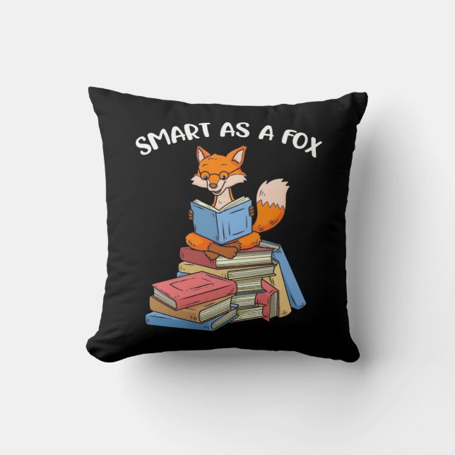 Smart As A Fox Cushion (Front)