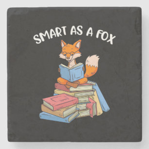 Smart As A Fox Stone Coaster