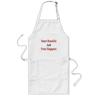 Smart Beautiful And From Singapore Long Apron