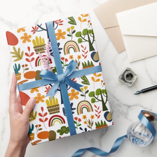 Smart beautiful cute multi pattern  wrapping paper (Gifting)