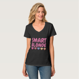 SMART BLONDE LADIES T-SHIRTS TEES