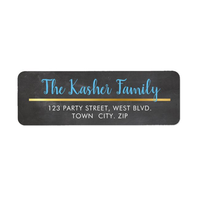 SMART Bold minimal simple type gold aqua grey (Front)