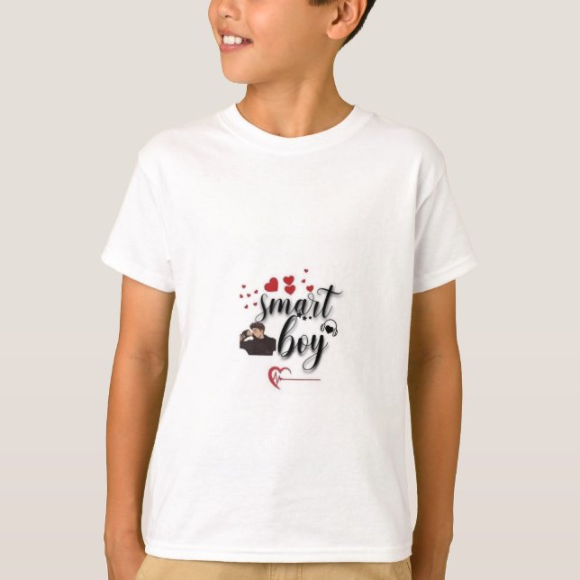 Smart boy t-shirt     gifted your son (Front)