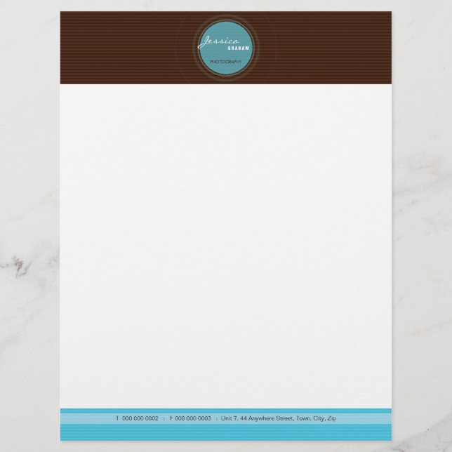 SMART BUSINESS LETTERHEAD :: radiate 4 Template (Front)