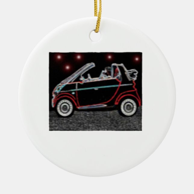 Smart Car Ceramic Tree Decoration (Front)