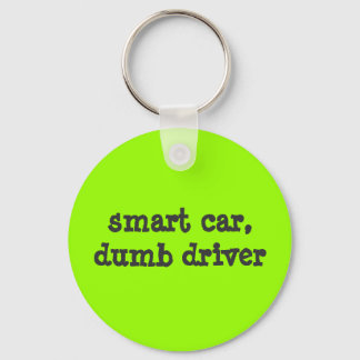 smart car, dumb driver key ring