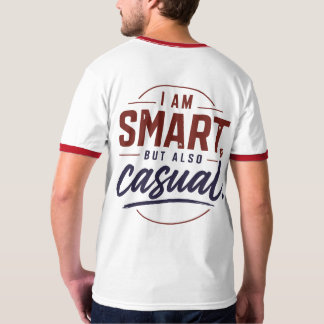 Smart & Casual Vibes | Minimalist Quote Tee
