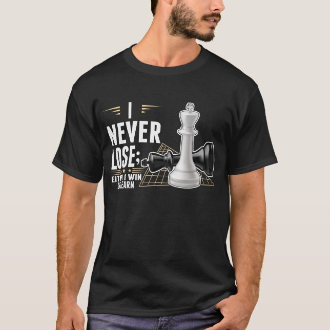 Smart Chess Player Intelligent Board game T-Shirt (Front)