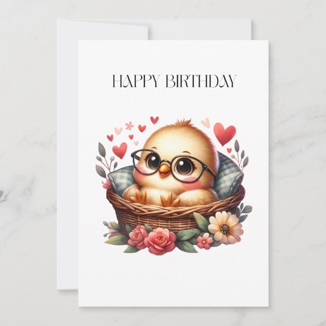 Smart Chick Birthday (Front)