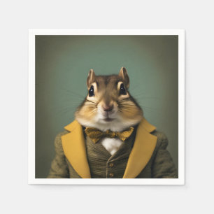 Smart Chipmunk Napkin