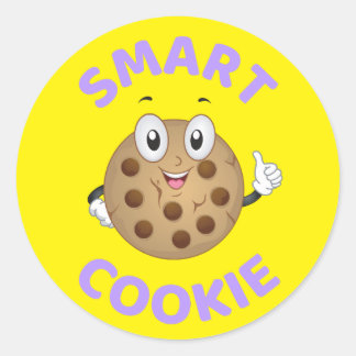 Smart Cookie Classic Round Sticker