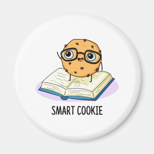 Smart Cookie Funny Chocolate Chip Cookie Pun Magnet