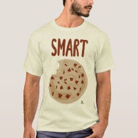 Smart Cookie Funny Dessert Slogan Cartoon