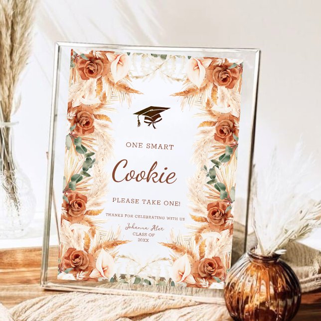 Smart Cookie Graduation Card | Boho Terracotta  (Creator Uploaded)