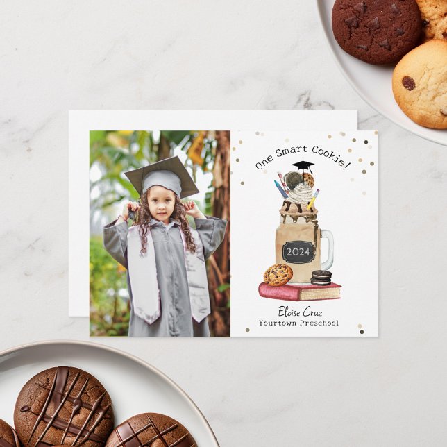Smart Cookie Milkshake Graduate Photo Announcement (Creator Uploaded)