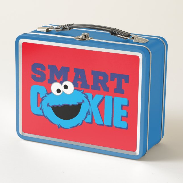 Smart Cookie Monster Metal Lunch Box (Front)