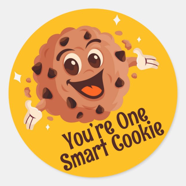 Smart Cookie Student Reward Sticker (Front)