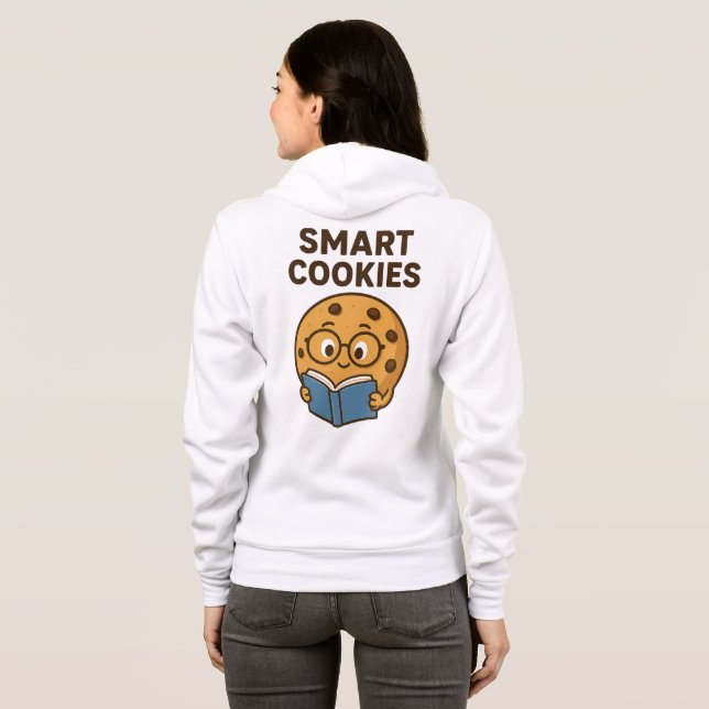 Smart Cookies – Learn, Grow, Shine 🍪📚 Hoodie (Back Full)