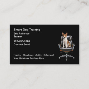 Smart Dog Training Class Business Cards