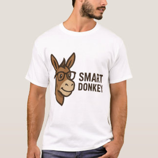 SMART DONKEY FUNNY T-Shirt