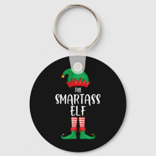 Smart Elf Christmas Party Matching Family Group Pa Key Ring