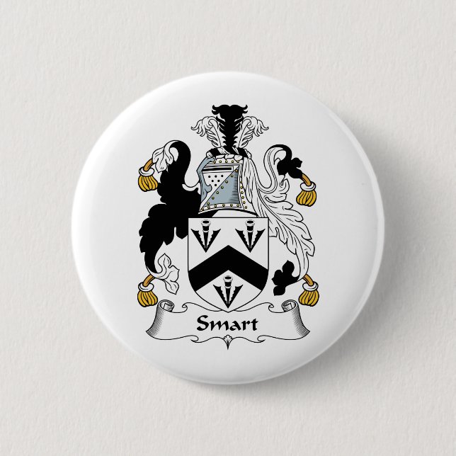 Smart Family Crest 6 Cm Round Badge (Front)