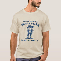 Smart Fella or Fart Smella Retro Frog Meme Funny