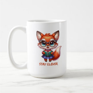 Smart Fox-Book Lover Coffee Mug