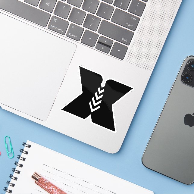 Smart Funny Letter X Monogram (Laptop w/ iPhone)