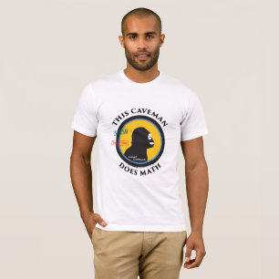 Smart Gear Math Caveman STEM Big Logo T-Shirt