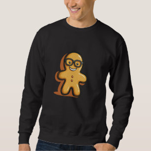 Smart Gingerbread Man Costume for Biscuit Lovers Sweatshirt