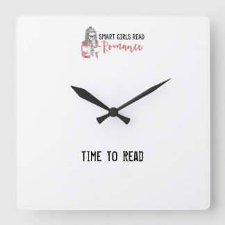 Smart Girls Read Romance Time to Read Clock