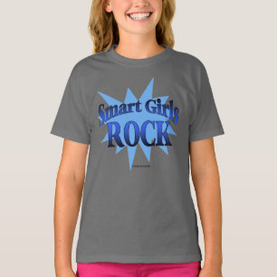 Smart girls Rock - blue shirt