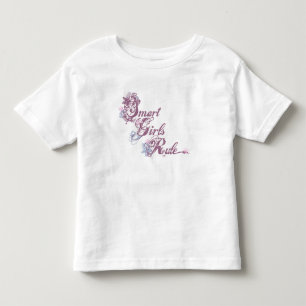 Smart Girls Rule purple Toddler T-Shirt