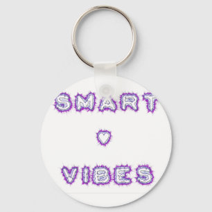 Smart good vibes key ring