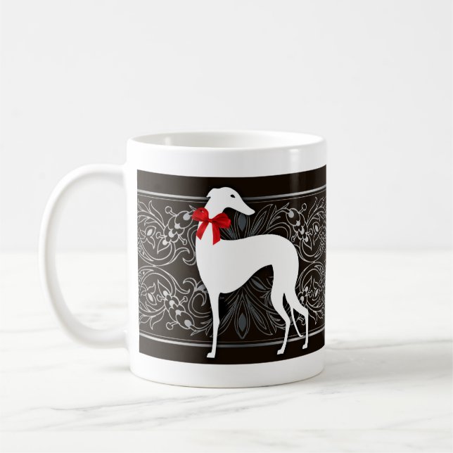 Smart greyhounds coffee mug (Left)