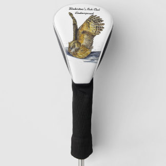 Smart Hand-Paint Endangered Blakiston's Fish Owl Golf Head Cover