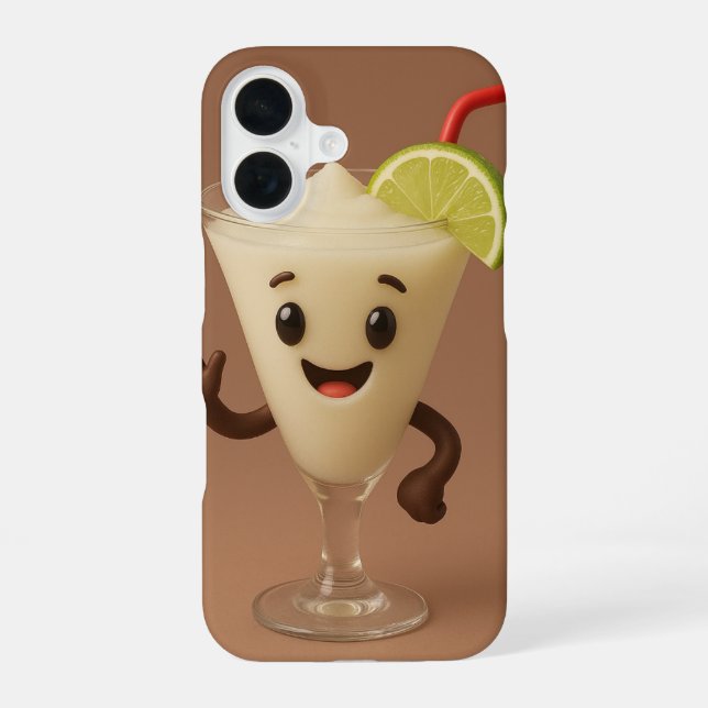 SMART HUMAN MARGARITA iPhone 16 CASE (Back)