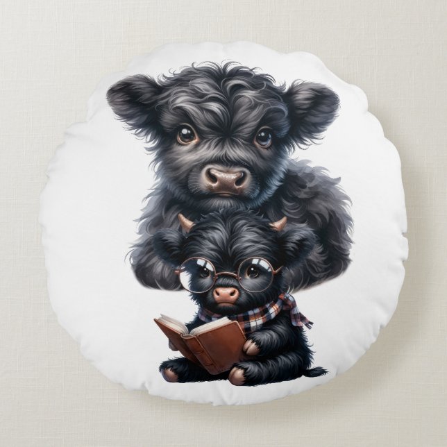 Smart Is The New Pretty Round Cushion (Front)