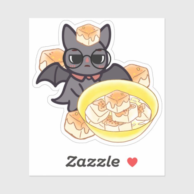 Smart Kawaii Bat with Tofu Bowl (Sheet)