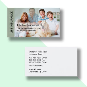 Smart Life Insurance Business Card